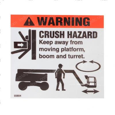Picture of Decal - Boom Crush Hazard