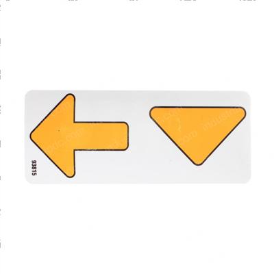 Picture of Decal - Yellow Arrow Small