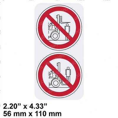 Picture of Decal - Do Not Stand
