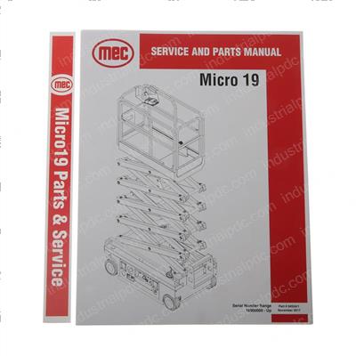 Picture of Parts/Service Manual Micro 19