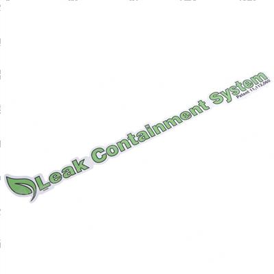 Picture of Decal, Leak Containment System