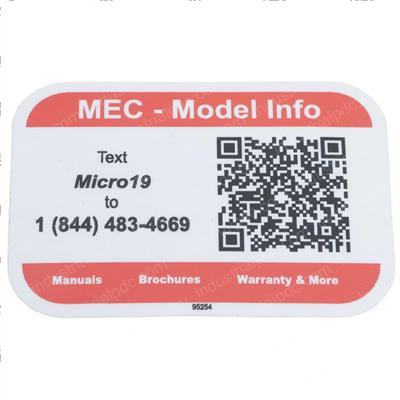 Picture of Decal, Micro19