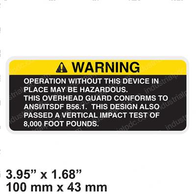 Picture of Decal - Warning