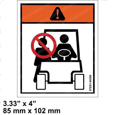 Picture of Decal - Warning