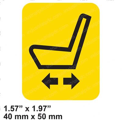 Picture of Decal - Seat Adjustment