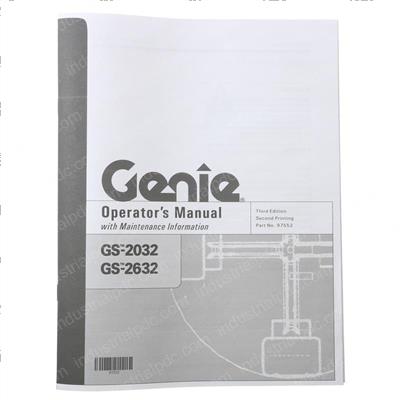 Picture of Manual - Operators Gs2032/2632