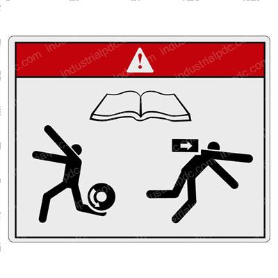 Picture of Decal Danger Drive Cont Safety