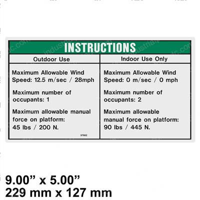 Picture of Decal Notice Side Frc Aus