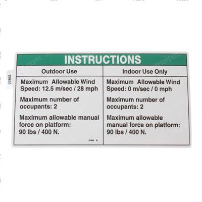 Picture of Decal Notice Side Frc Aus