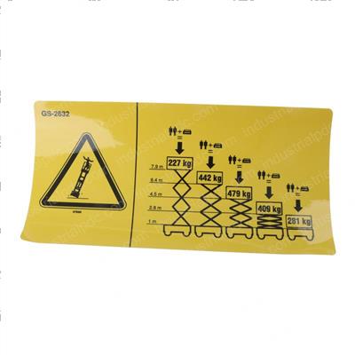Picture of Decal - Danger Maxcap Ce Gs2632