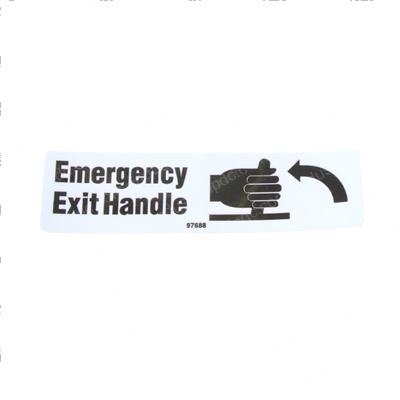 Picture of Decal Emergency Exit Handle