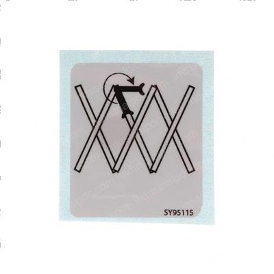 Picture of Decal - Safety Arm