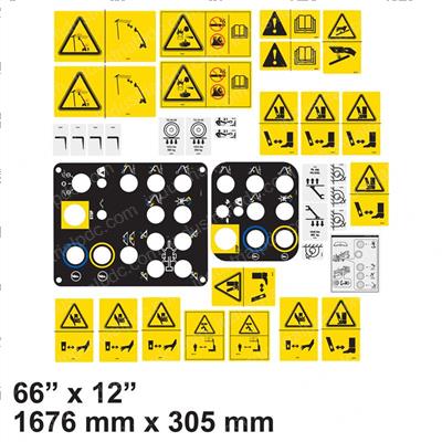 Picture of Decal Kit Tz34/20 Symbols