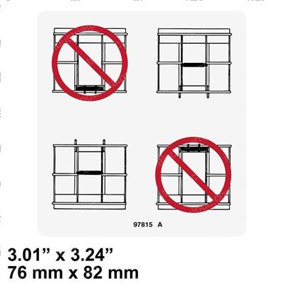 Picture of Decal Label Lower Midrail
