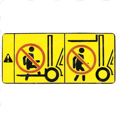 Picture of Decal - Caution Forks