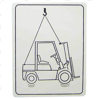 Picture of Label-Caution-Lift + Draw