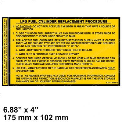 Picture of Decal - Caution Fuel