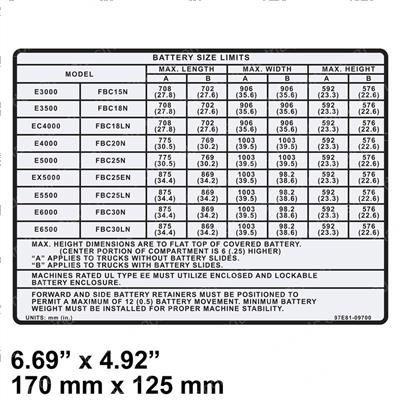 Picture of Decal-Battery