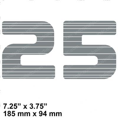 Picture of Decal - Model 25