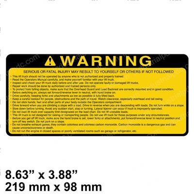Picture of Lbl-Caution Drive