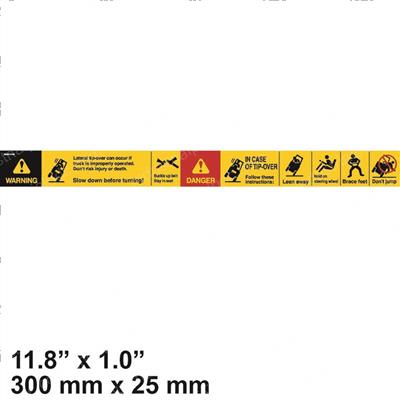 Picture of Decal - Tip Over Hazard