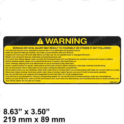Picture of Decal - Caution