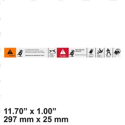Picture of Decal - Lbl-Caution-Dr(spanish)