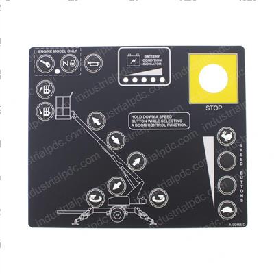 Picture of Control Box Decal Overlay-Uppe