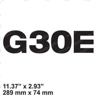 Picture of Decal - Model G30e