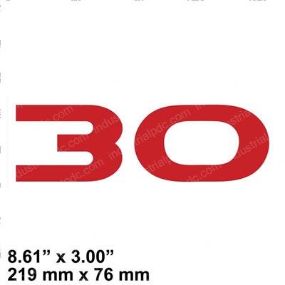 Picture of Decal - Model 30