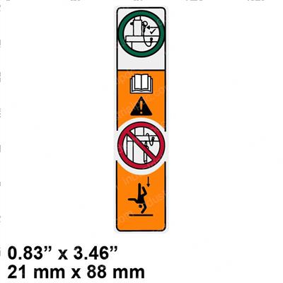 Picture of Decal - Falling Hazard