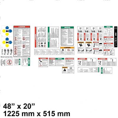 Picture of Decal Kit - Safety/Instruction