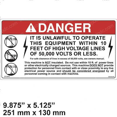Picture of Decal-Danger: Electric Warn