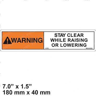 Picture of Decal-Warn-Stay Clear
