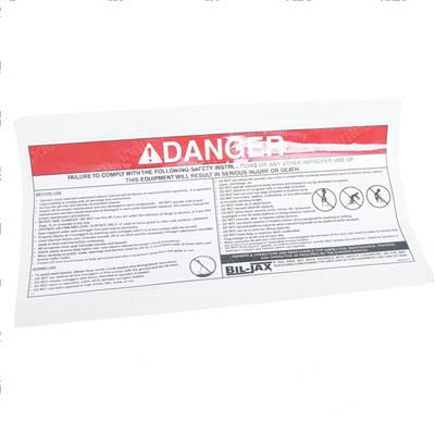 Picture of Decal-Danger:main-14inwx6-1/8i