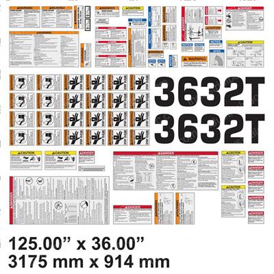 Picture of Decal Kit-3632t Dc