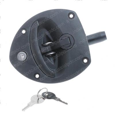 Picture of Latch-Flushmount-Black W/Key
