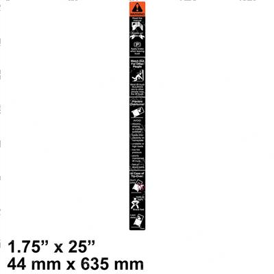 Picture of Decal - Warning Label