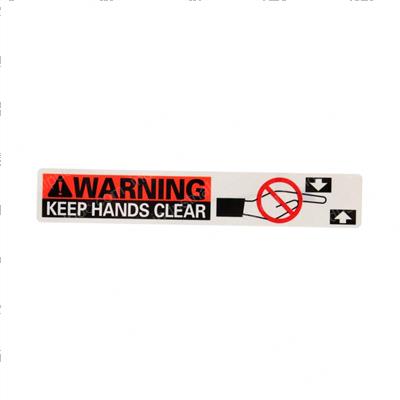 Picture of Decal- Warning Hands
