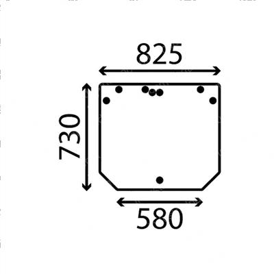 Picture of Cab Rear Glass