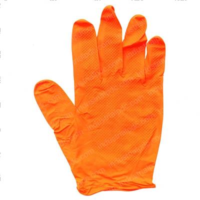Picture of Gloves - Orange Nitrile Pf Lg