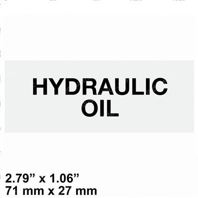 Picture of Decal - Hydraulic Oil