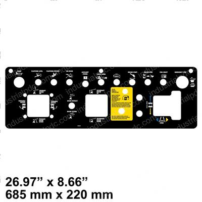 Picture of Decal Platform Control Panel
