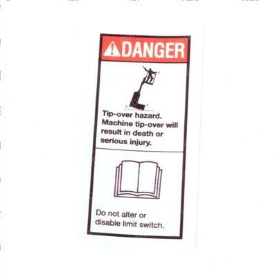 Picture of Decal Danger Do Not Alter Swtc