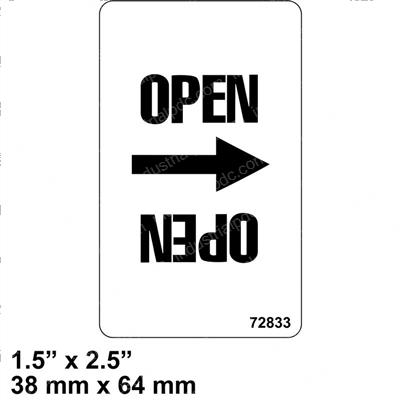 Picture of Decal - Open Latch