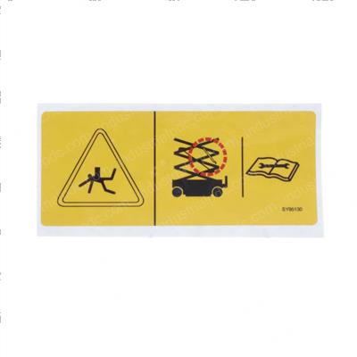 Picture of Decal -  Safety Chock