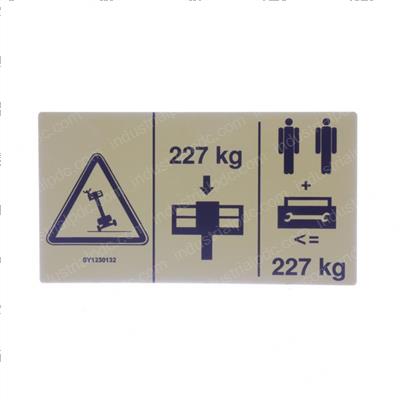 Picture of Decal - Max Cap 227 Kg