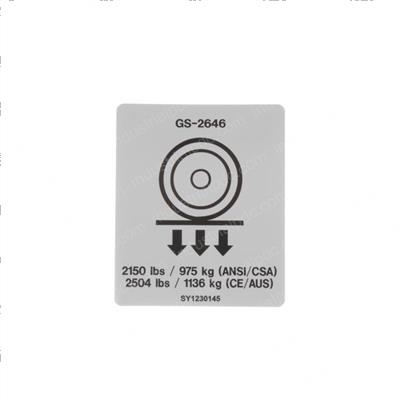 Picture of Decal - Wheel Load 2646