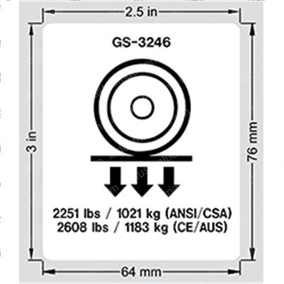 Picture of Decal - Wheel Load 3246