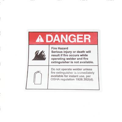 Picture of Decal Fire Extinguisher